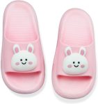 Toddler Little Kids Slides Sandals Unicorn Dinosaur Bunny Beach Pool Shower Slides Anti-Skid Home Bath Slippers Cute Summer Outdoor Shoes for Girls and Boys