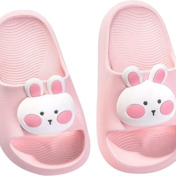 Bunny Toddler Slides Slipper Unisex Child Boys Girls Slide Sandals for Kids Flip Flops Compfy Shower Slippers Beach Garden Shoes
