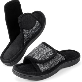 Women's Adjustable Wrap Memory Foam Slide Slipper